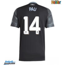 Aston Villa Pau Torres #14 Bortedrakt 2025-26 Kortermet